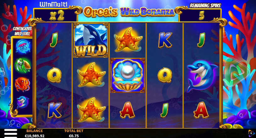 Orca's Wild Bonanza Slot Free Spins