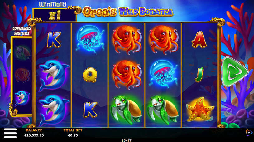 Orca's Wild Bonanza Slot gameplay