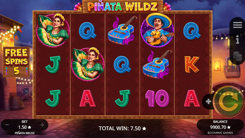 Pinata Wildz Slot Free Spins