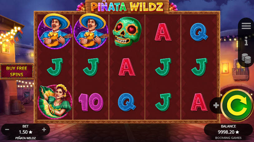 Pinata Wildz Slot gameplay