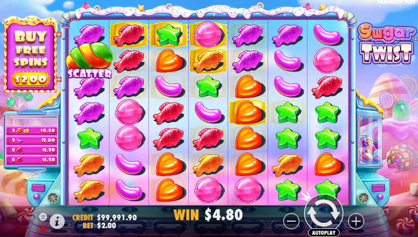 Sugar Twist Slot gameplay