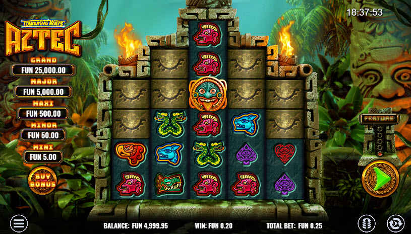 Towering Ways Aztec Slot gameplay