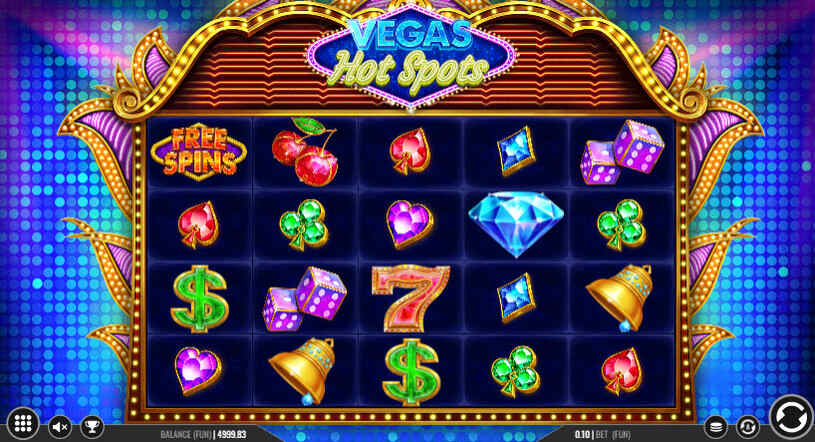 Vegas Hot Spots Slot gameplay