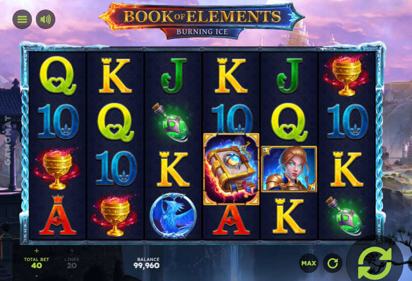 Book of Elements Slot gameplay