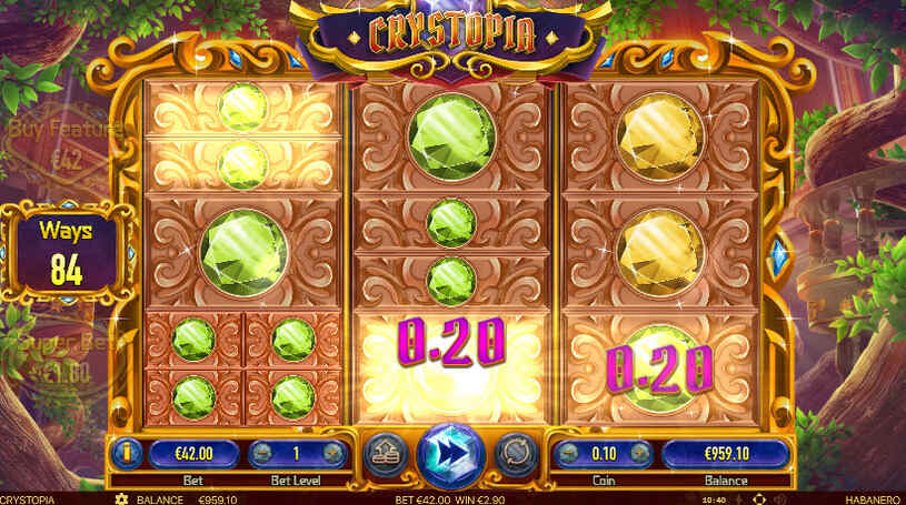 Crystopia Slot Free Spins