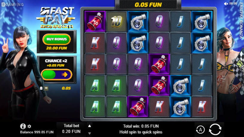 Fastpay Bonanza Slot gameplay
