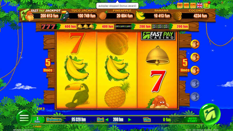 Fastpay Jackpot Slot Free Spins