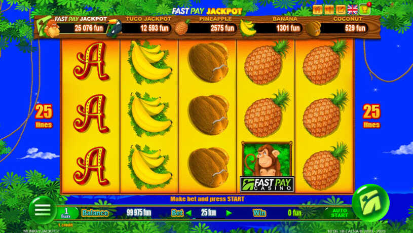 Fastpay Jackpot Slot gameplay