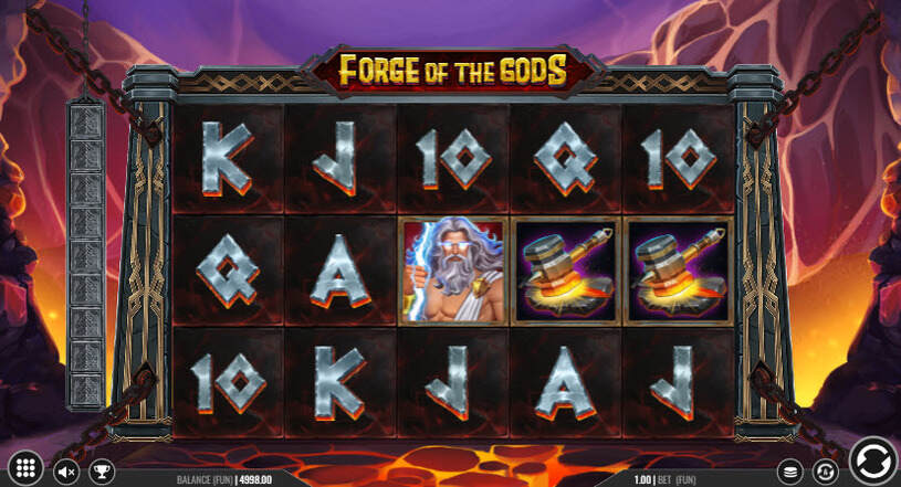 Forge of the Gods Slot gameplay