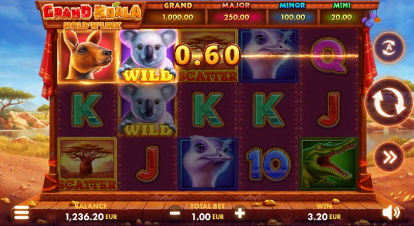 Grand Koala Slot gameplay