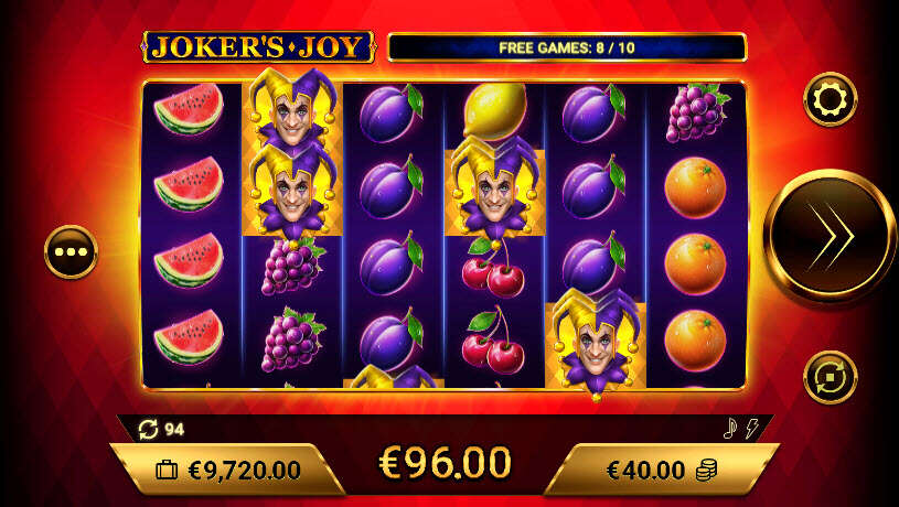 Joker's Joy Slot Free Spins