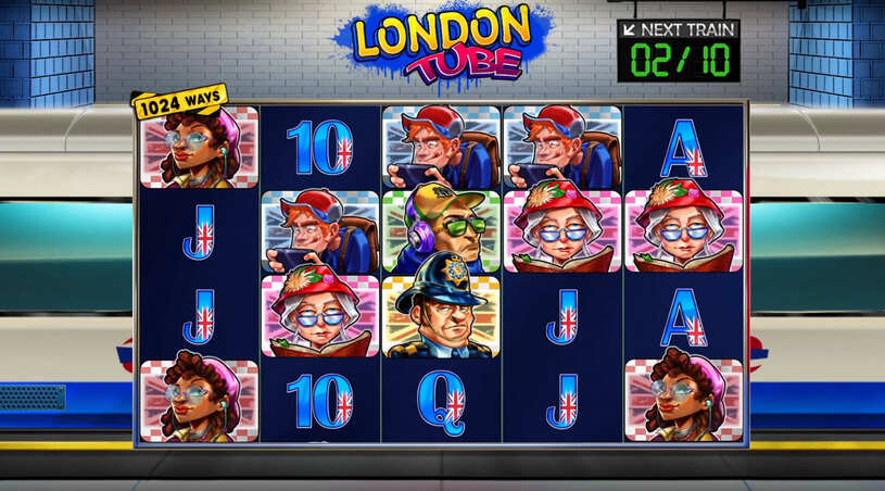 London Tube Slot gameplay