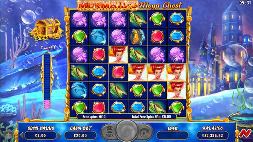 Mermaid’s Mega Chest Slot Free Spins
