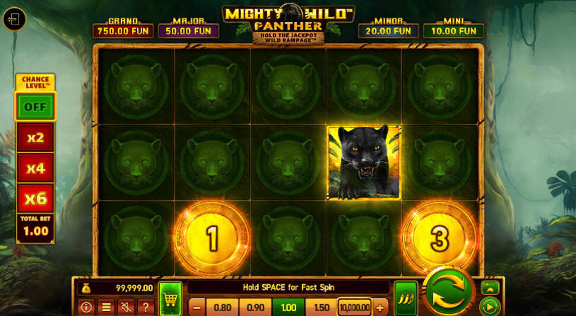 Mighty Wild Panther Slot gameplay