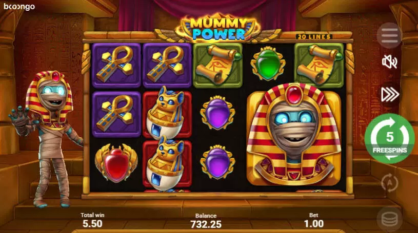 Mummy Power Slot Free Spins