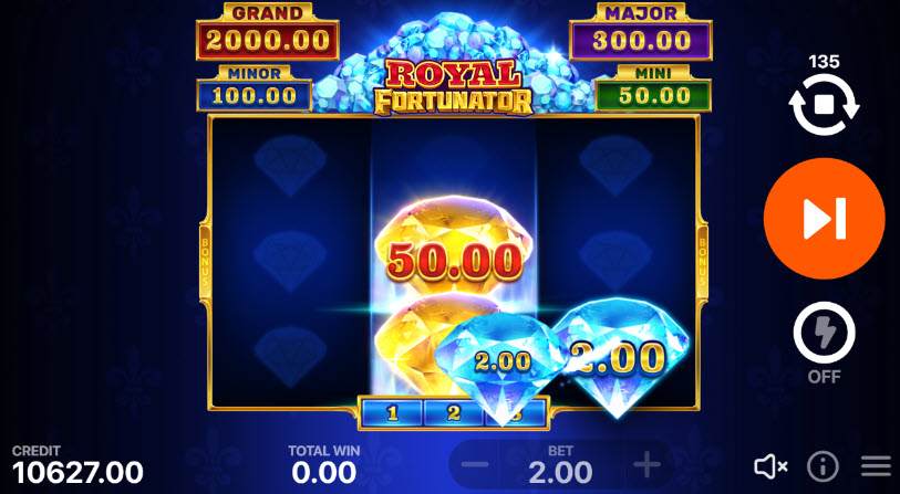 Royal Fortunator Hold and Win Slot Bonus Game