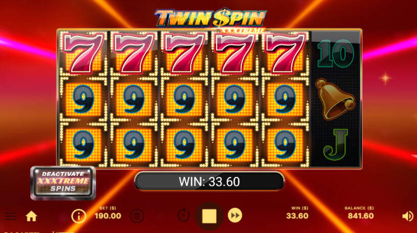 Twin Spin XXXTreme Slot Spins