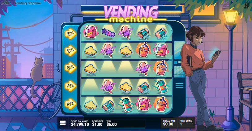 Vending Machine Slot Free Spins
