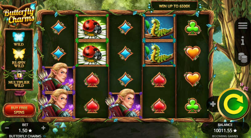 Butterfly Charms Slot gameplay