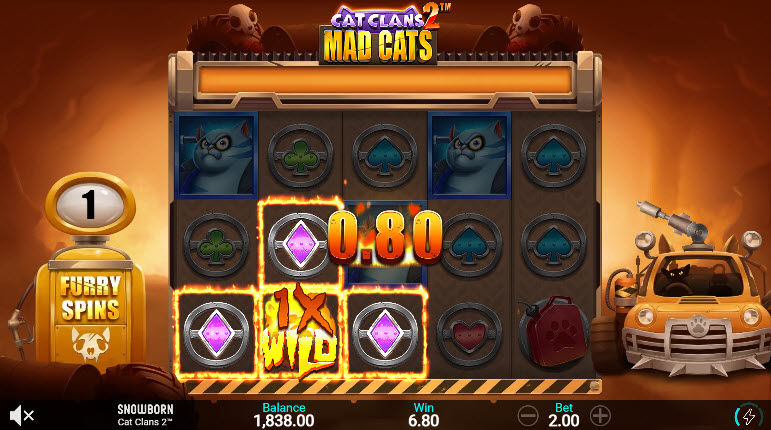 Cat Clans 2 Mad Cats Slot Free Spins