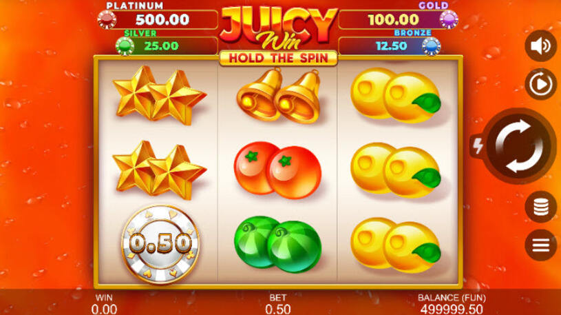 Juicy Win Hold The Spin Slot gameplay