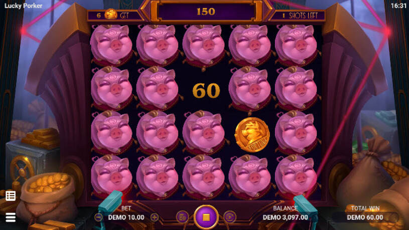 Lucky Porker Slot Bonus Game