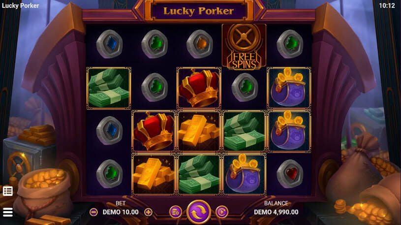 Lucky Porker Slot gameplay