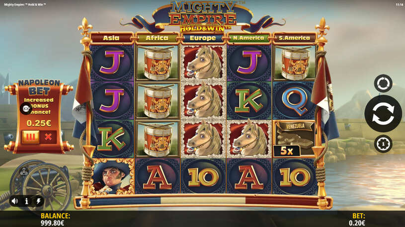 Mighty Empire Hold and Win Slot gameplay