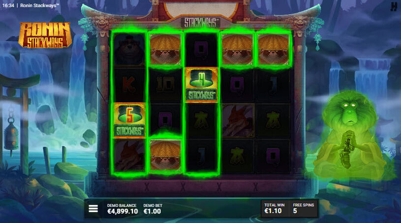 Ronin StackWays Slot Free Spins