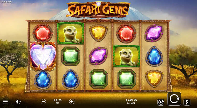 Safari Gems Slot gameplay