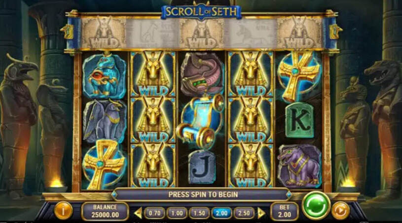 Scroll of Seth Slot gameplay