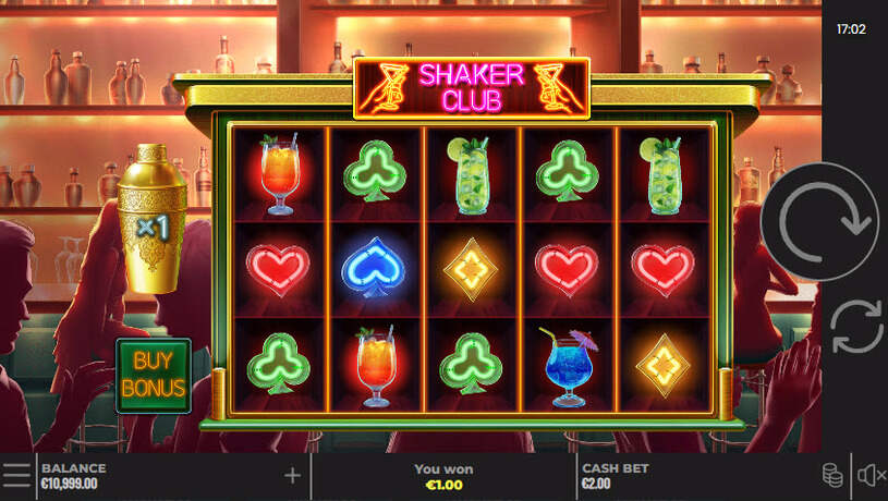 Shaker Club Slot gameplay