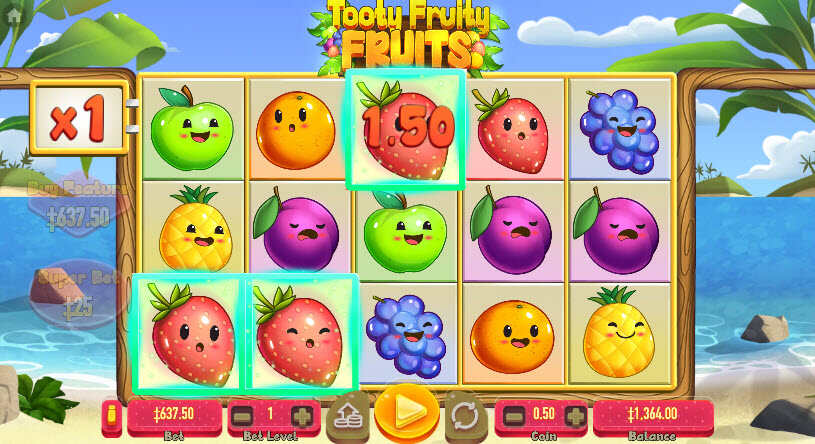 Tooty Fruity Fruits Slot Free Spins