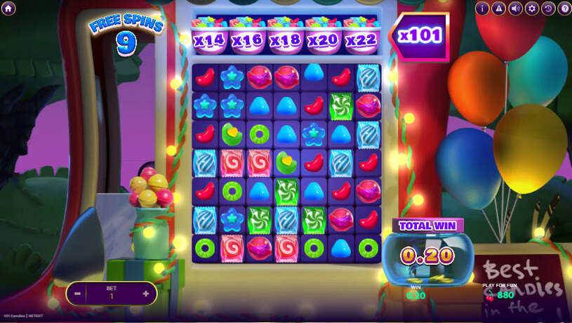 101 Candies Slot Free Spins