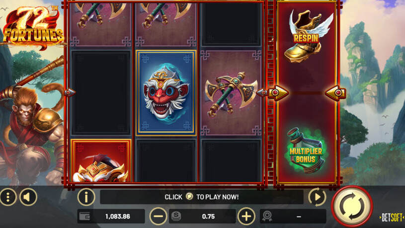 72 Fortunes Slot gameplay