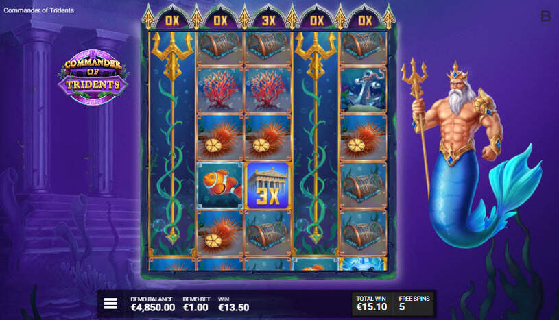 Commander of Tridents Slot Free Spins