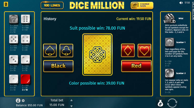 Dice Million Slot Gamble
