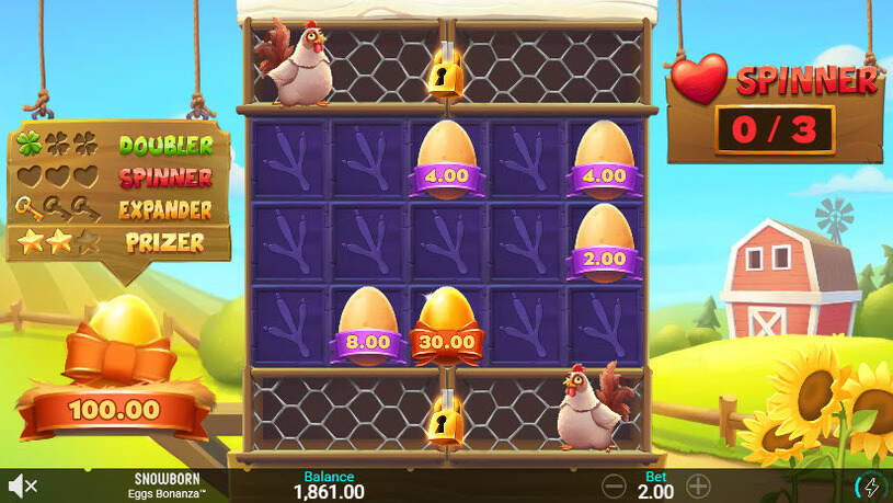Eggs Bonanza Slot Bonus Game