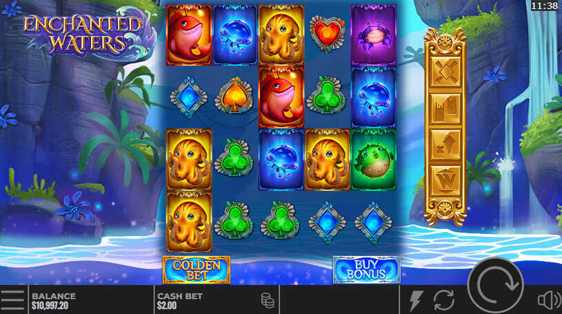 Enchanted Waters Slot gameplay