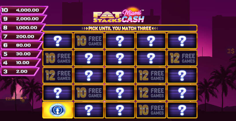 FatStacks Miami Cash Slot Free Spins