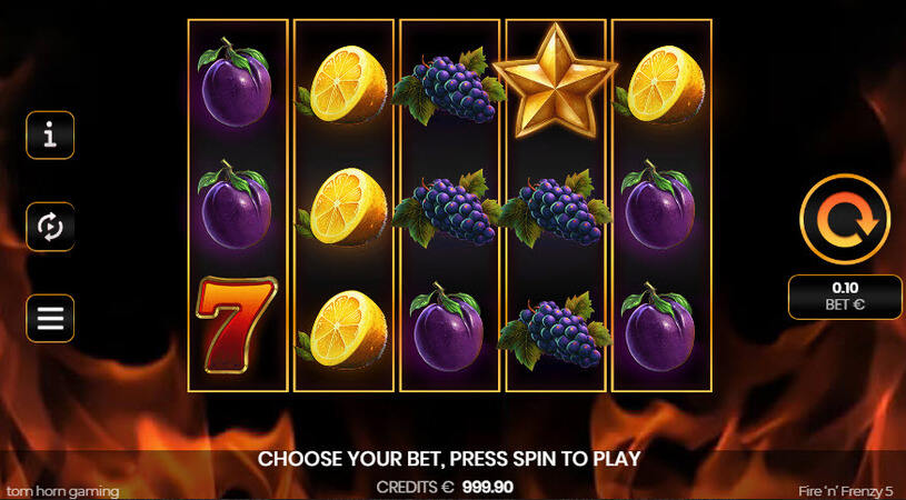 Fire’n’Frenzy 5 Slot gameplay