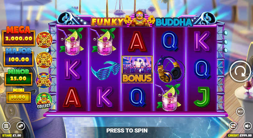 Funky Buddha Slot gameplay