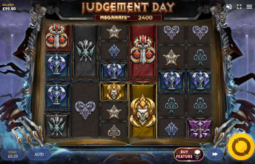 Judgement Day Megaways Slot gameplay