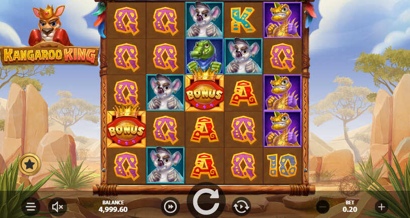Kangaroo King Slot gameplay