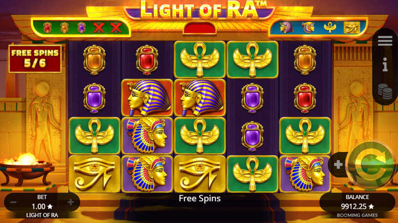 Light of Ra Slot Free Spins