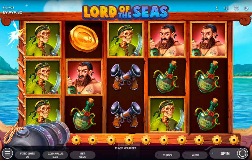 Lords of the Seas Slot gameplay