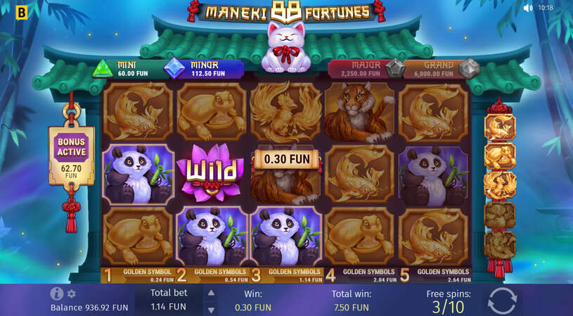 Maneki 88 Fortunes Slot Free Spins