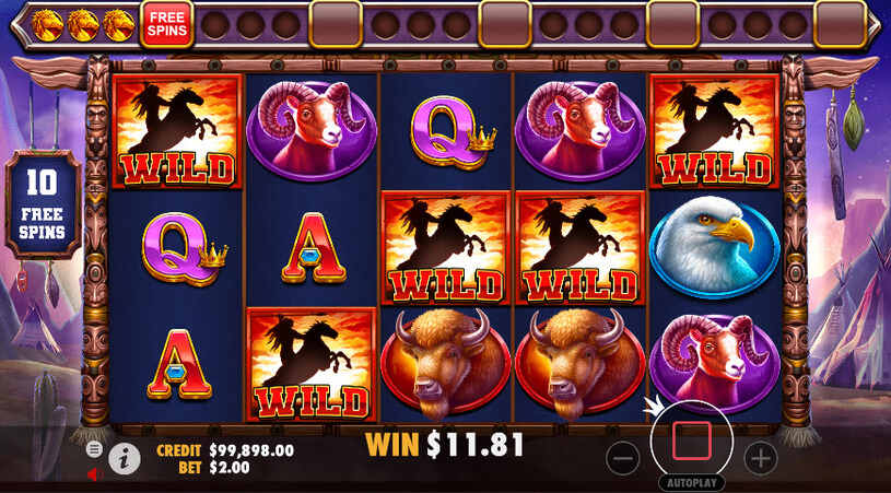 Mustang Trail Slot Free Spins