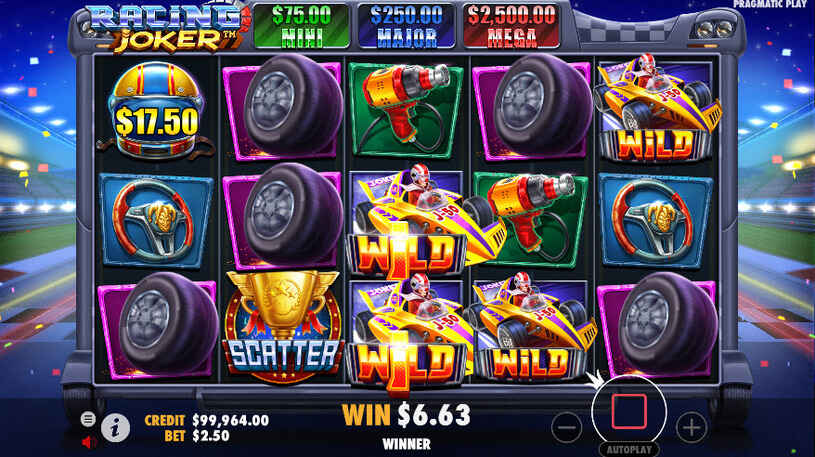 Racing Joker Slot Free Spins