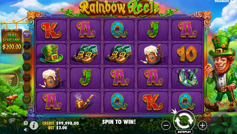 Rainbow Reels Slot gameplay